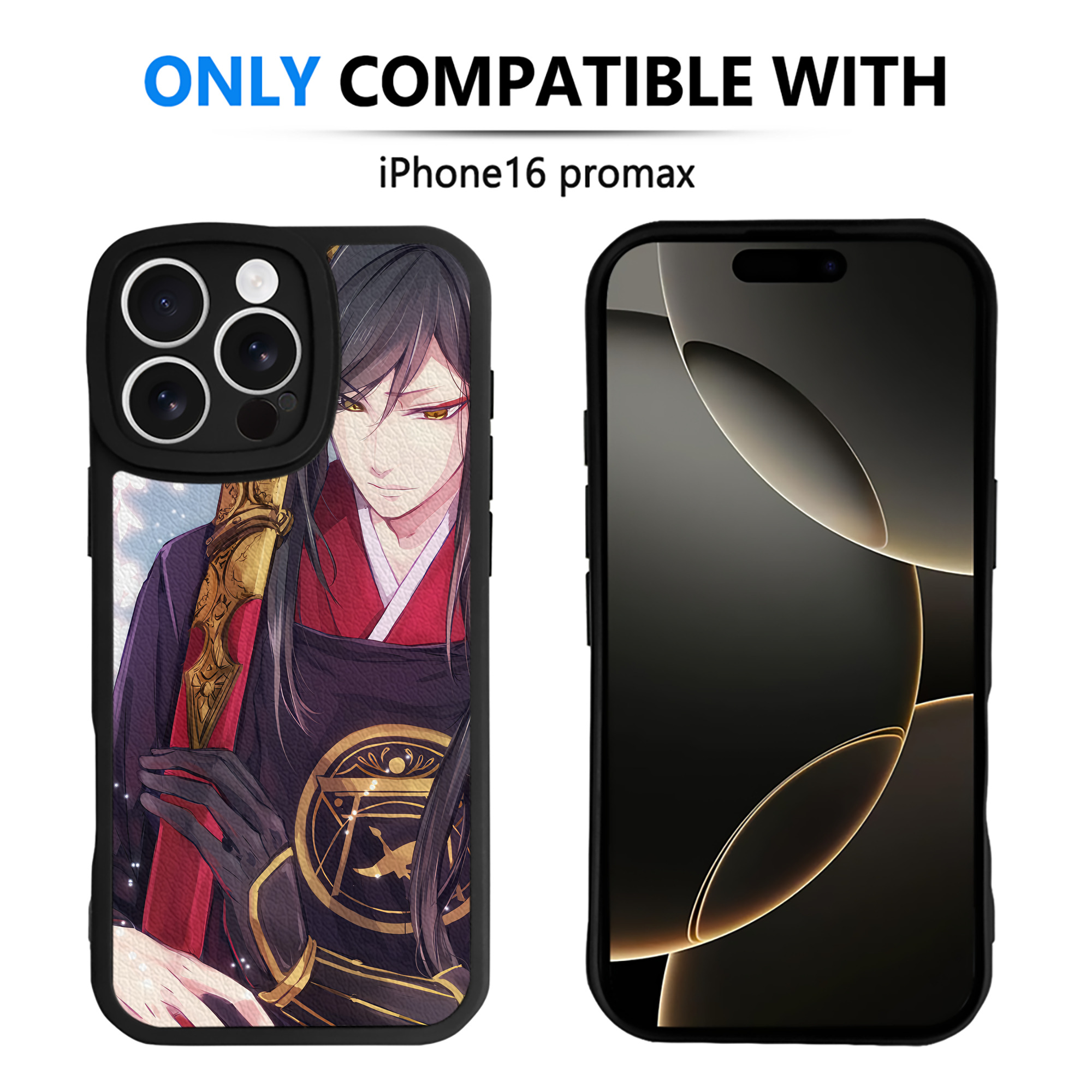 （画像用） 刀剣乱舞 Touken Ranbu 【iPhone 16シリーズ対応】シリコンスマホケース（レザー調） 材質：シリコン